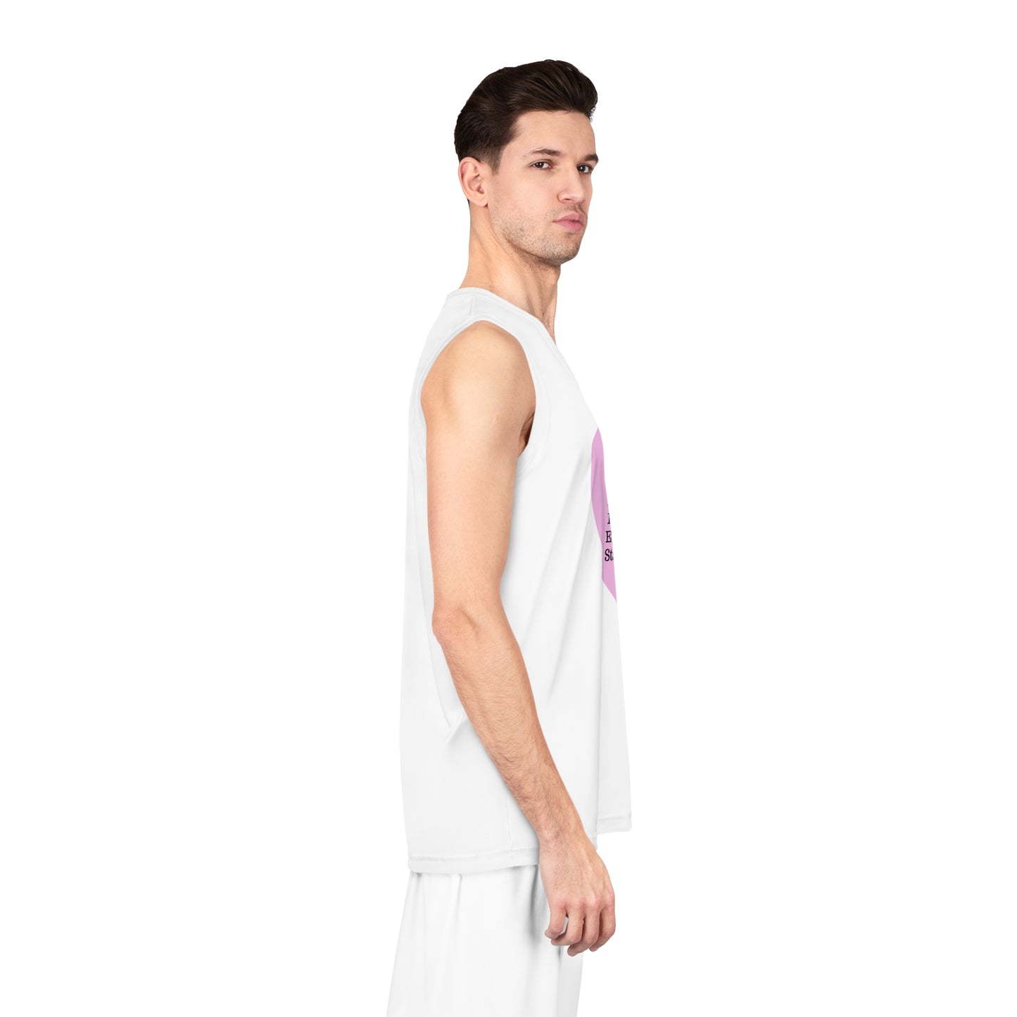 Love Heart Basketball Jersey (White)