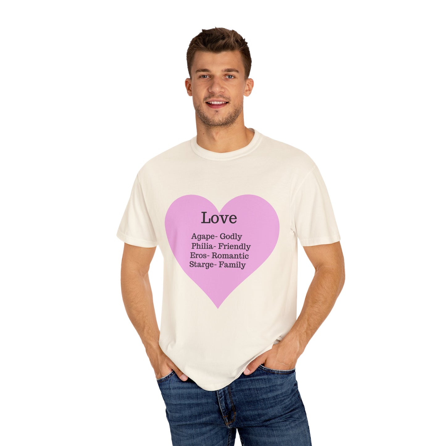 Love-Infused Unisex T-shirt: A Heartfelt Graphic Tee for All Occasions