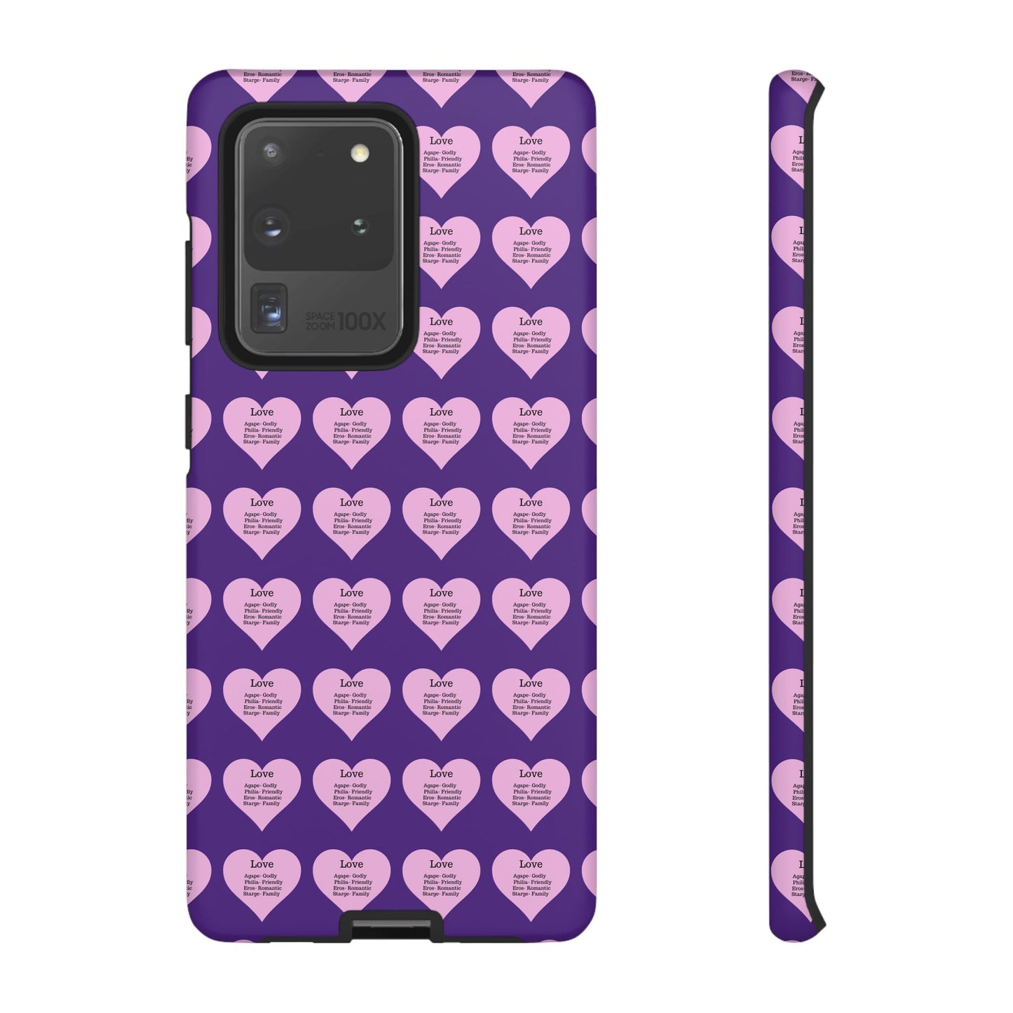 Hearts-A-Flutter Phone Case (Samsung)(Purple)