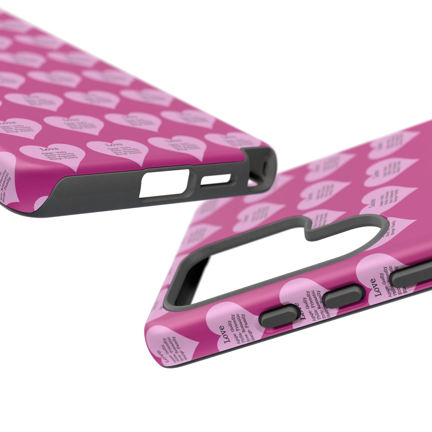 Hearts-A-Flutter Phone Case (Samsung)(Pink)