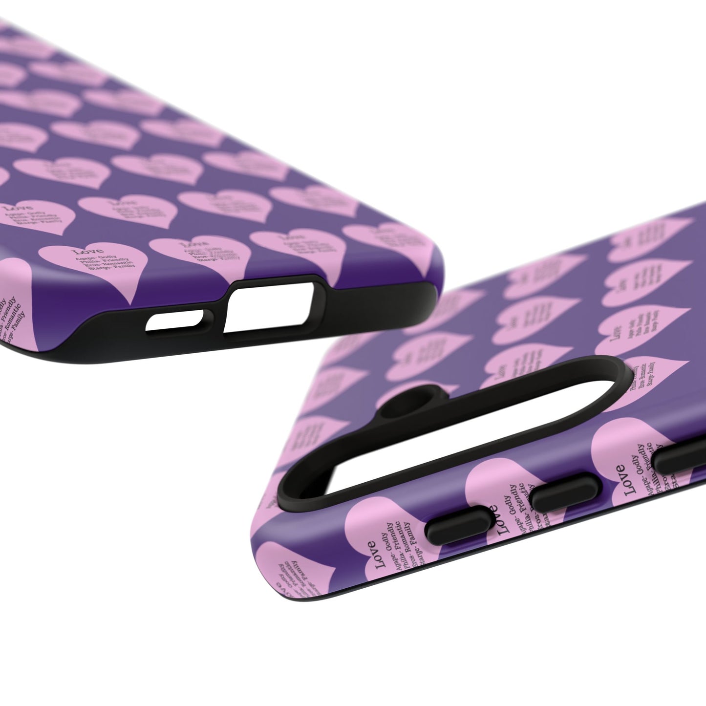 Hearts-A-Flutter Phone Case (Samsung)(Purple)