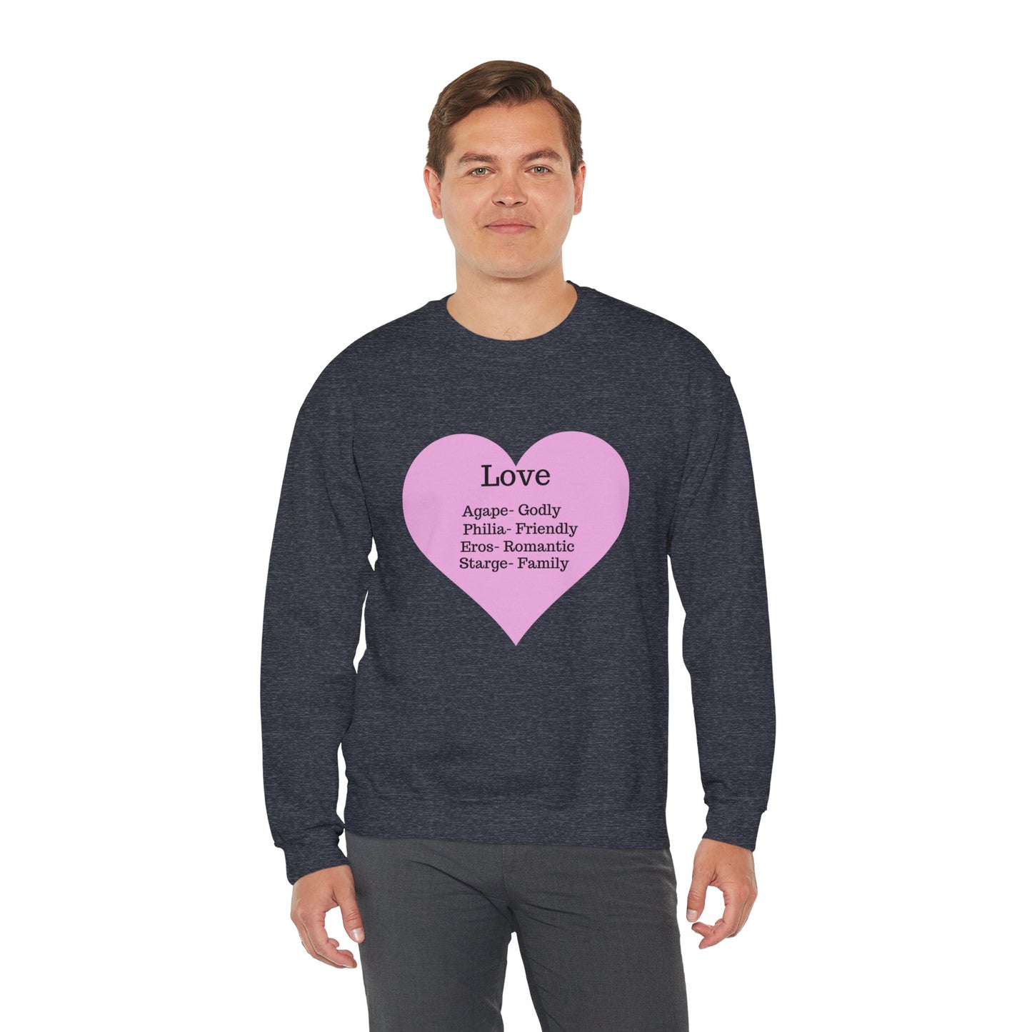Types of Love Heart Unisex Sweatshirt