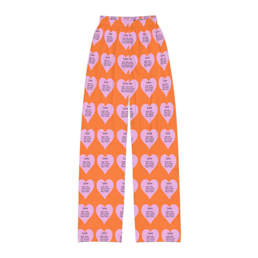 Kids' Love Heart Lounge Pants (Crusta)