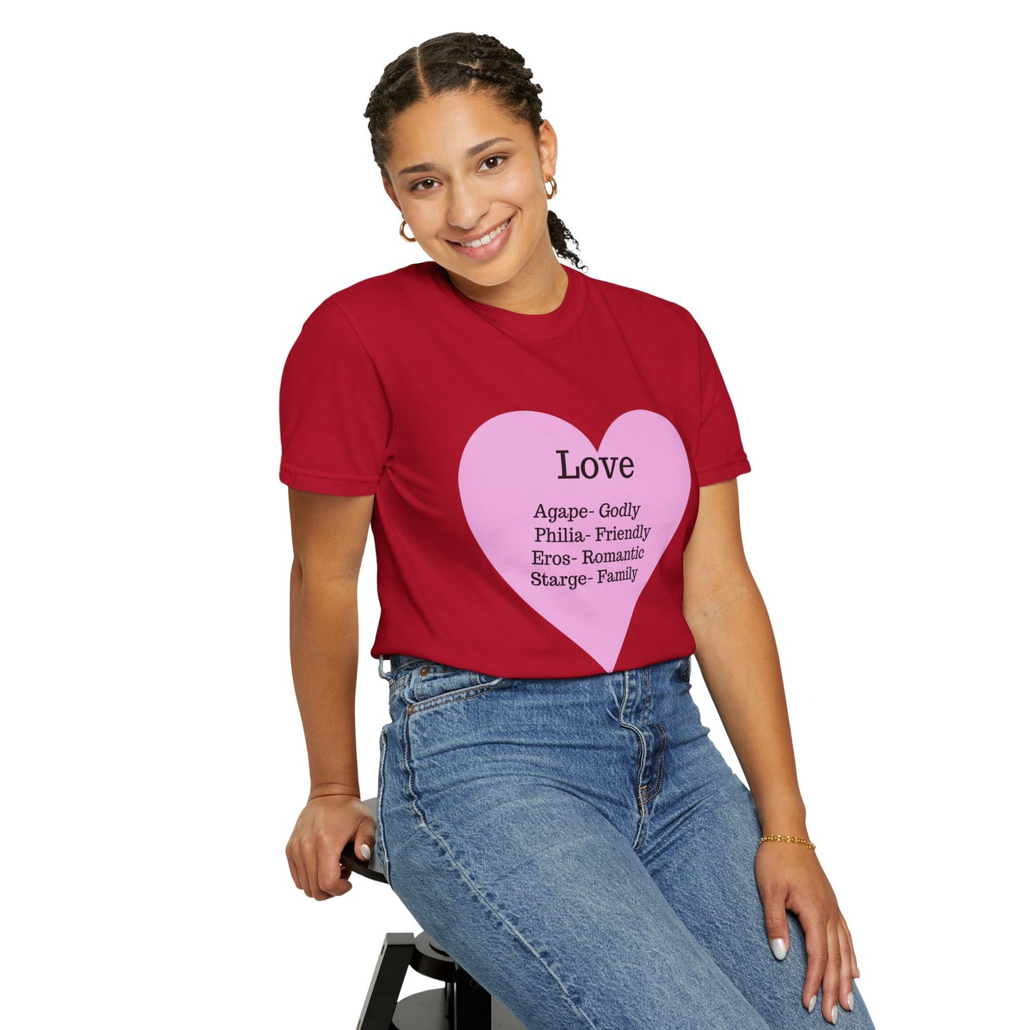 Love-Infused Unisex T-shirt: A Heartfelt Graphic Tee for All Occasions