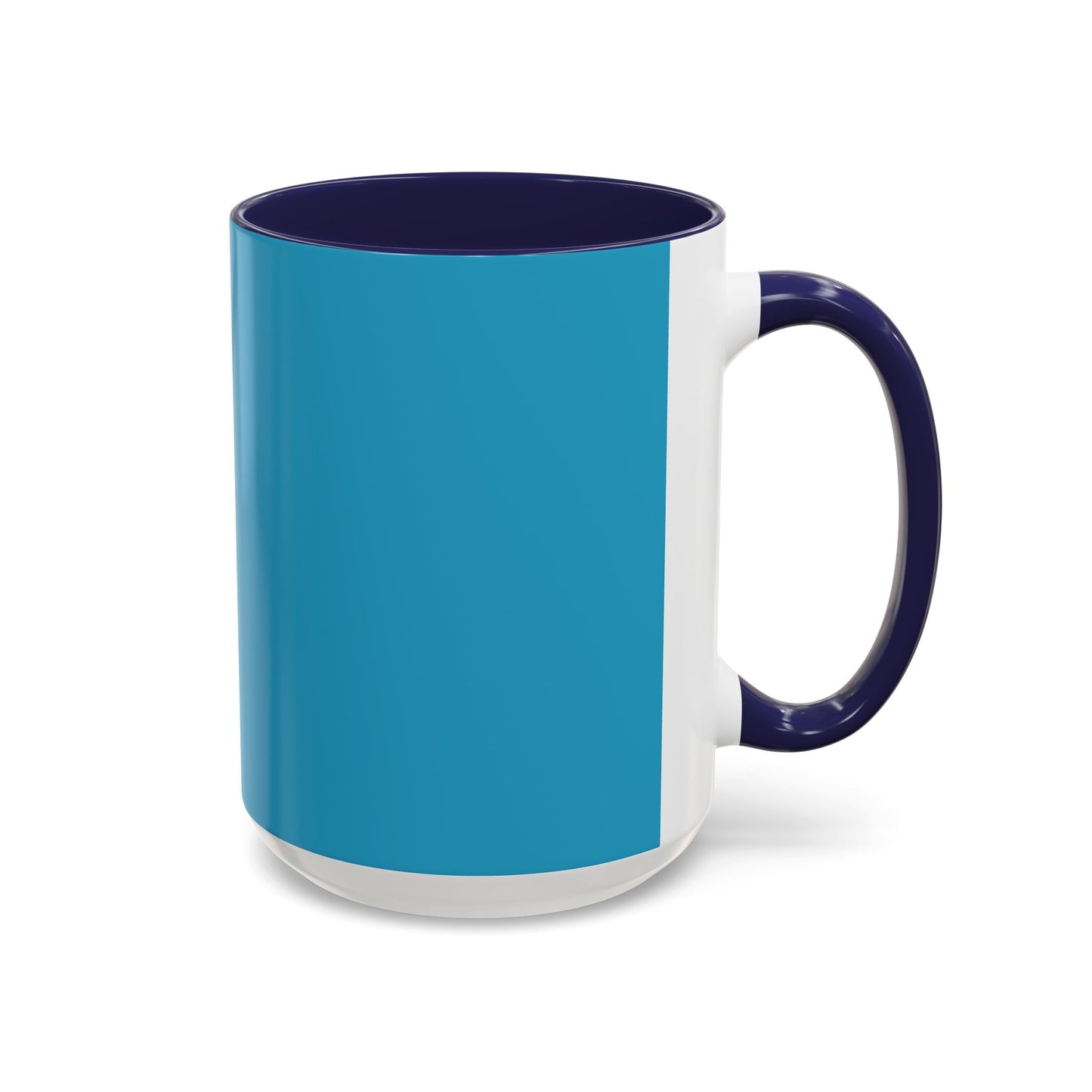 Charming Heart Accent Coffee Mug (Turquoise)