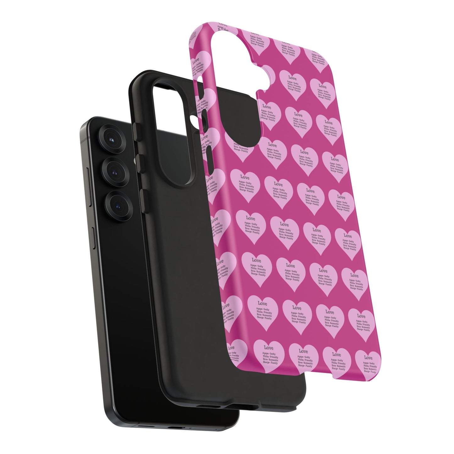Hearts-A-Flutter Phone Case (Samsung)(Pink)