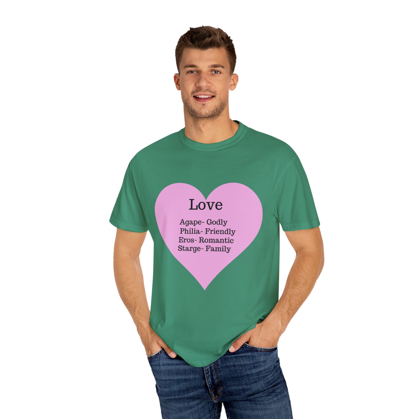 Love-Infused Unisex T-shirt: A Heartfelt Graphic Tee for All Occasions