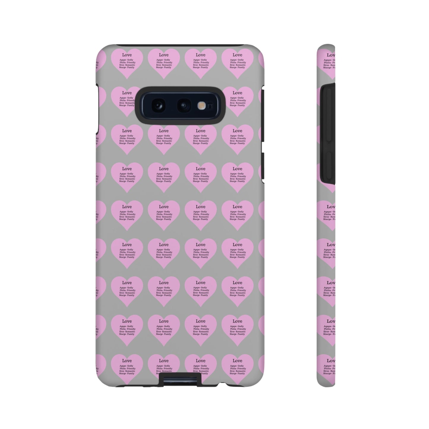 Hearts-A-Flutter Phone Case (Samsung)(Light grey)