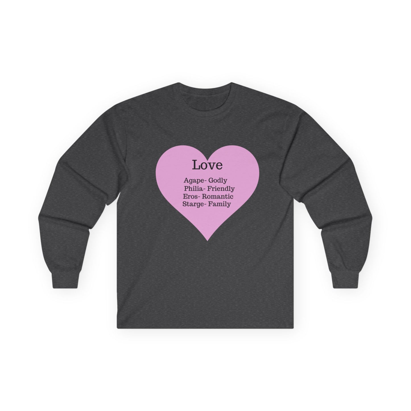 Love Types Unisex Ultra Cotton Long Sleeve Tee