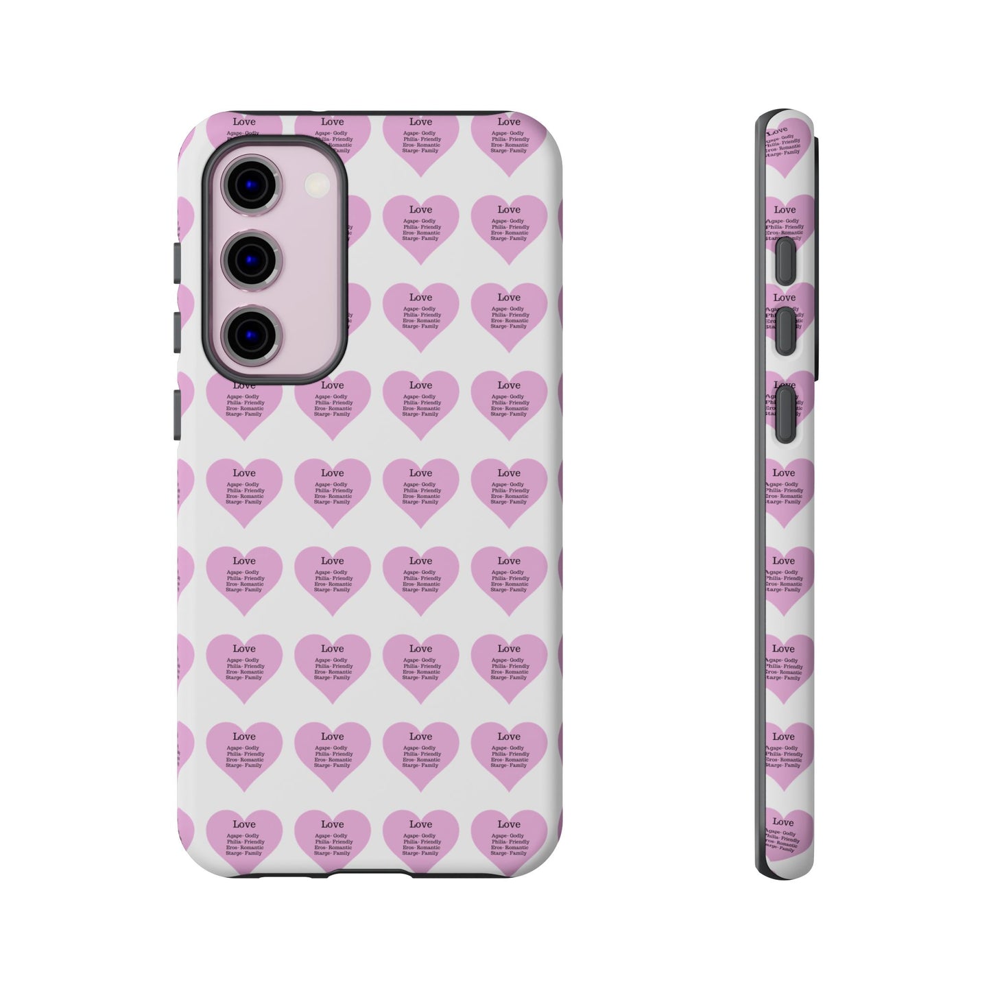 Hearts-A-Flutter Phone Case (Samsung)(White)