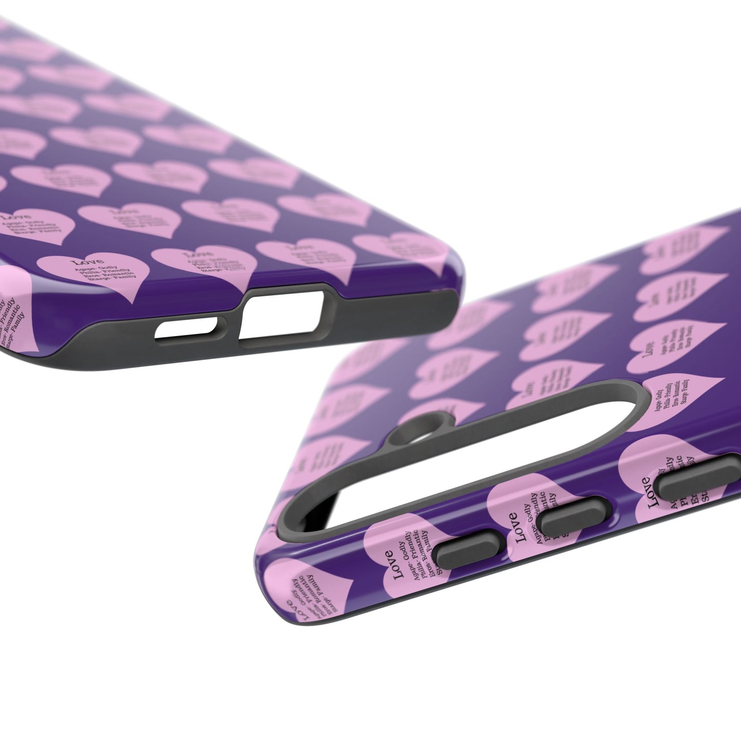 Hearts-A-Flutter Phone Case (Samsung)(Purple)
