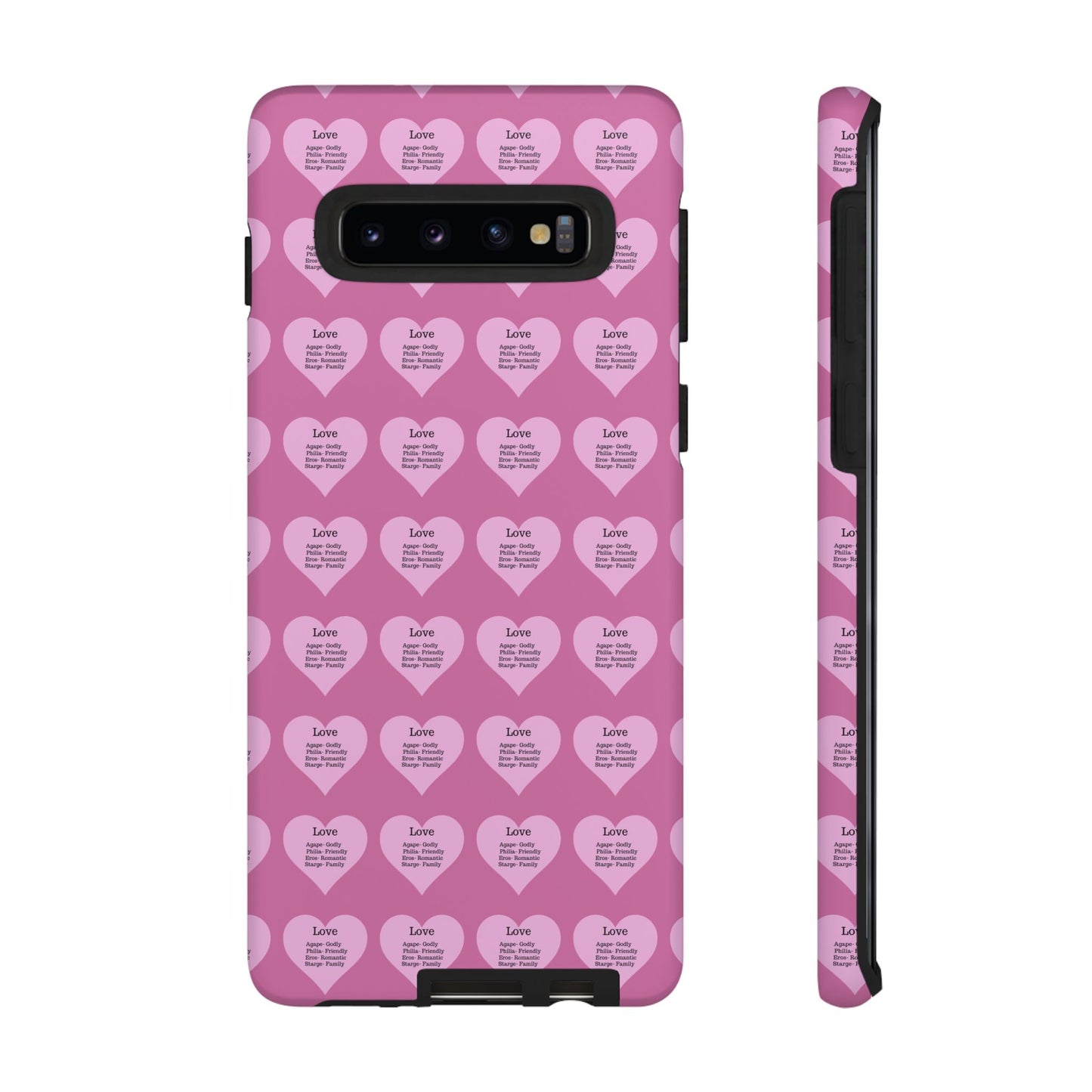 Hearts-A-Flutter Phone Case (Samsung)(Light pink)
