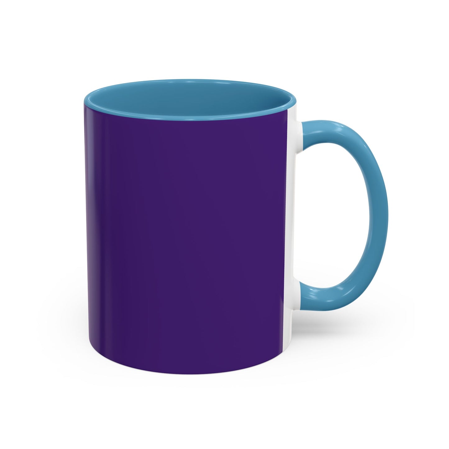Charming Heart Accent Coffee Mug (Purple)