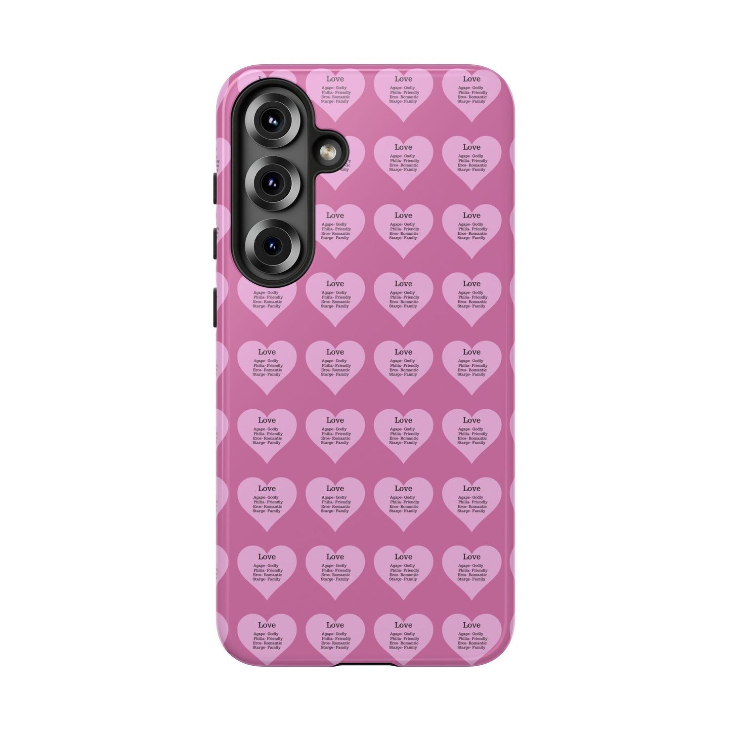 Hearts-A-Flutter Phone Case (Samsung)(Light pink)