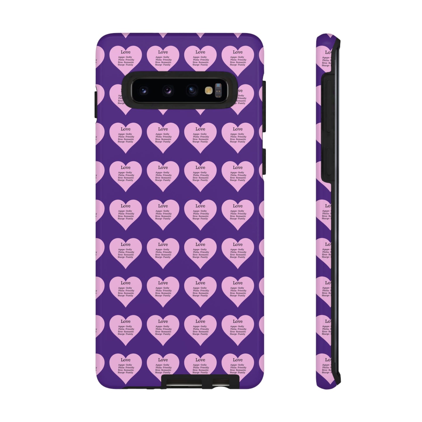 Hearts-A-Flutter Phone Case (Samsung)(Purple)