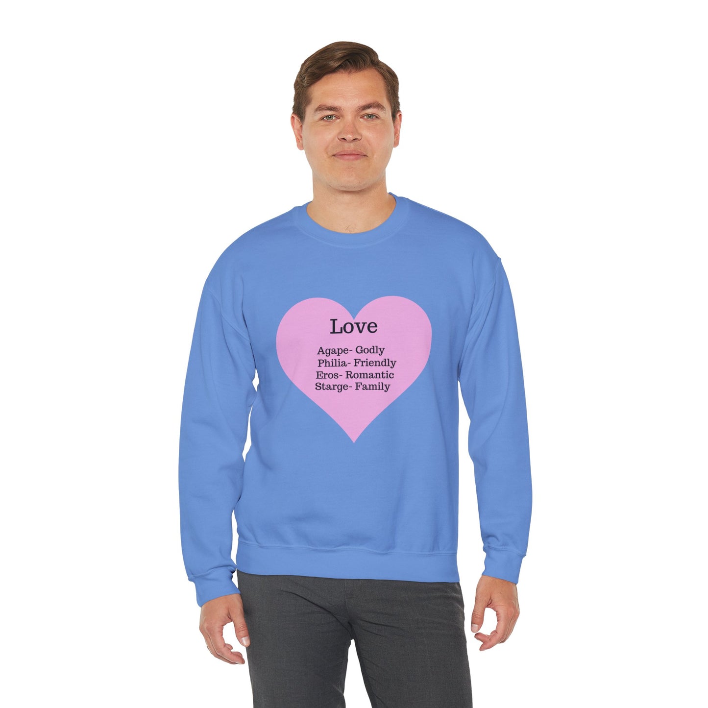 Types of Love Heart Unisex Sweatshirt