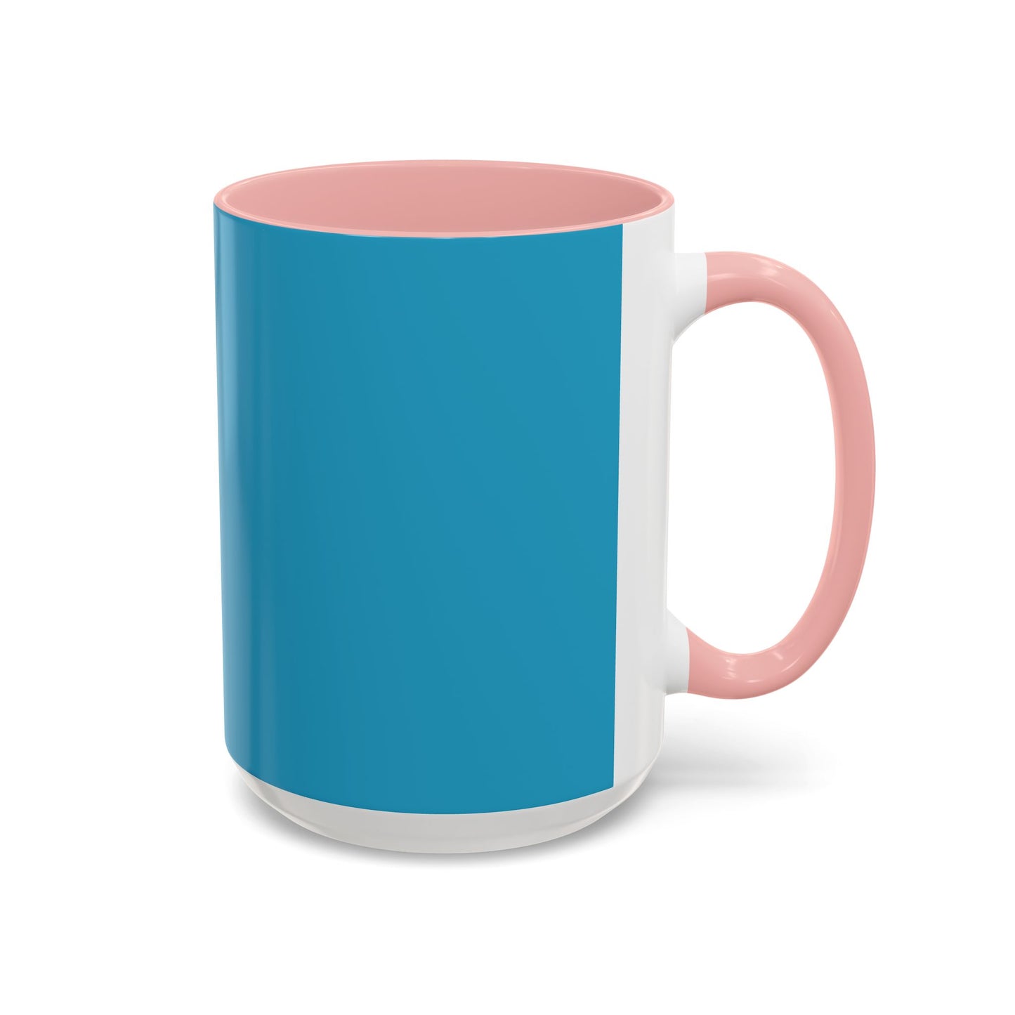 Charming Heart Accent Coffee Mug (Turquoise)