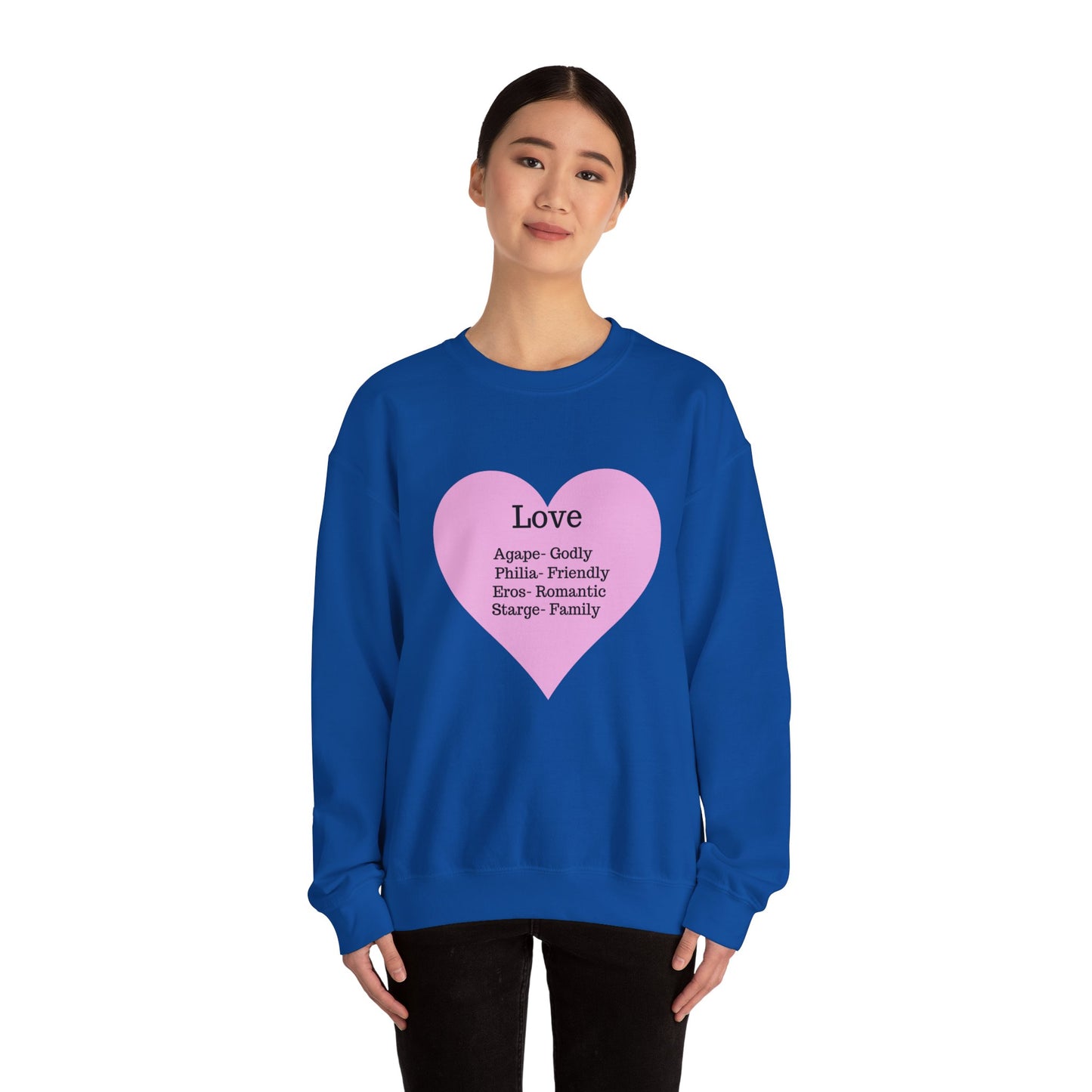 Types of Love Heart Unisex Sweatshirt