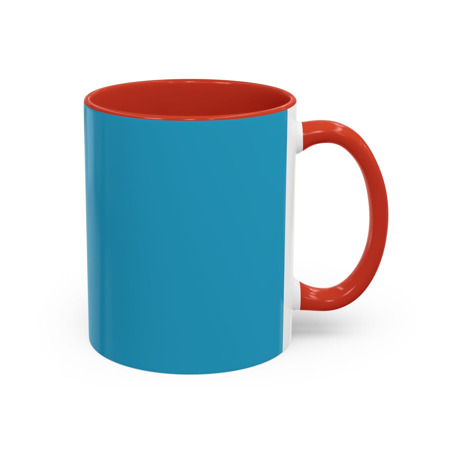 Charming Heart Accent Coffee Mug (Turquoise)