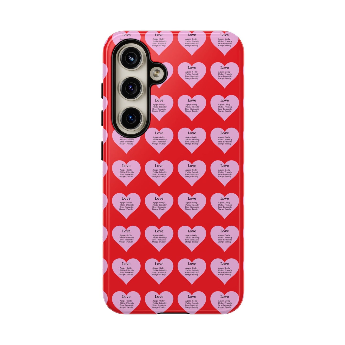 Hearts-A-Flutter Phone Case (Samsung)(Red)