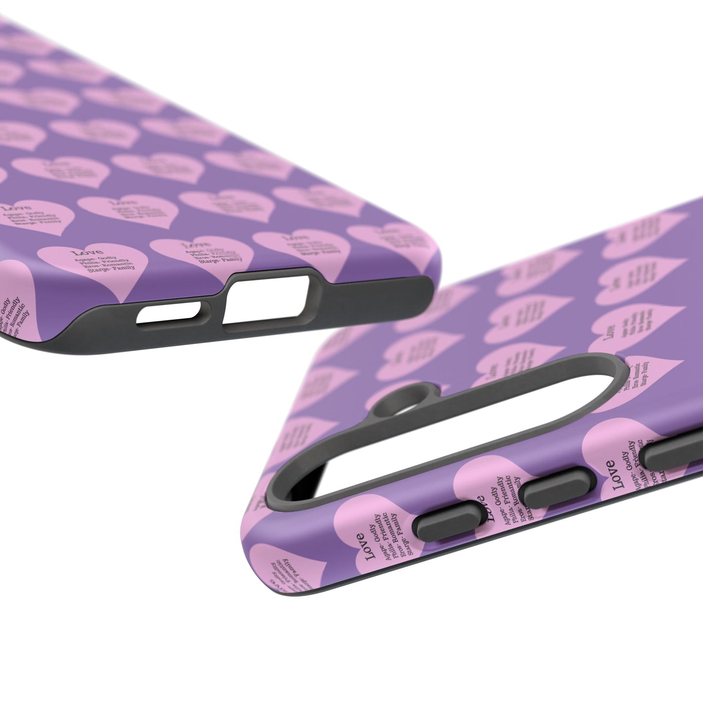 Hearts-A-Flutter Phone Case (Samsung)(Light purple)
