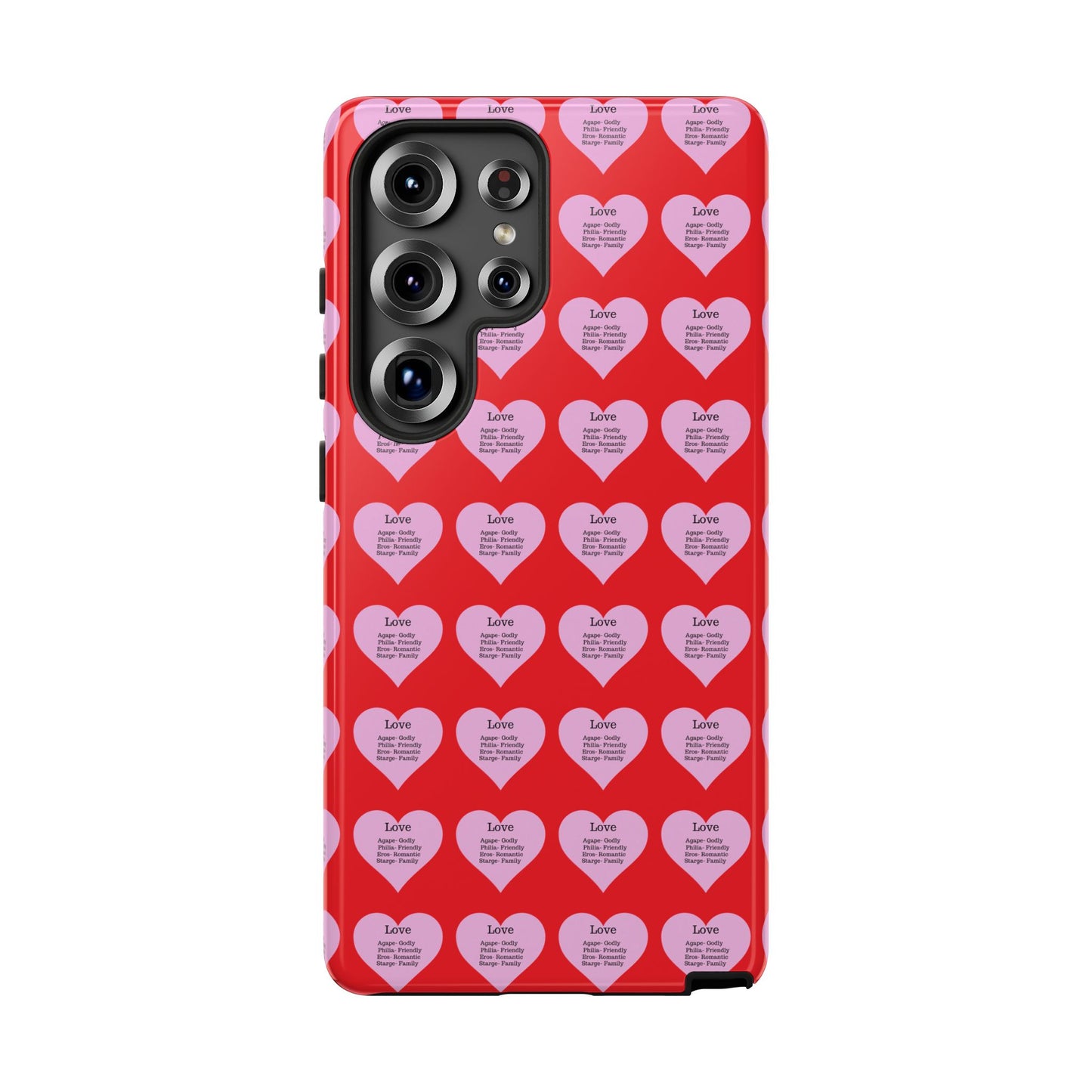 Hearts-A-Flutter Phone Case (Samsung)(Red)