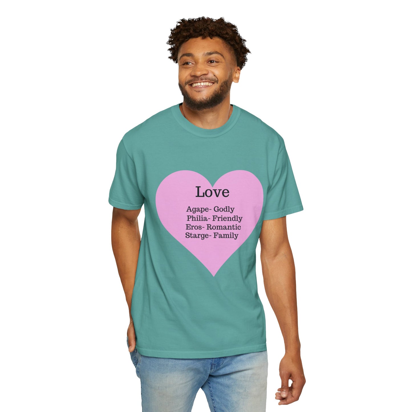 Love-Infused Unisex T-shirt: A Heartfelt Graphic Tee for All Occasions