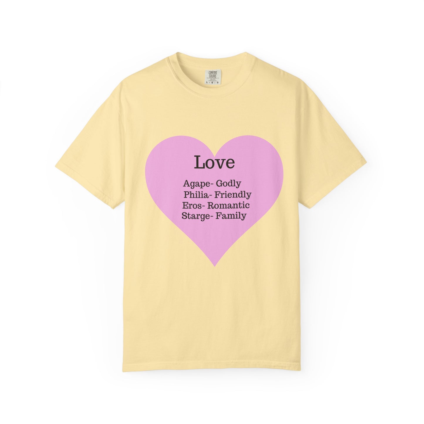 Love-Infused Unisex T-shirt: A Heartfelt Graphic Tee for All Occasions