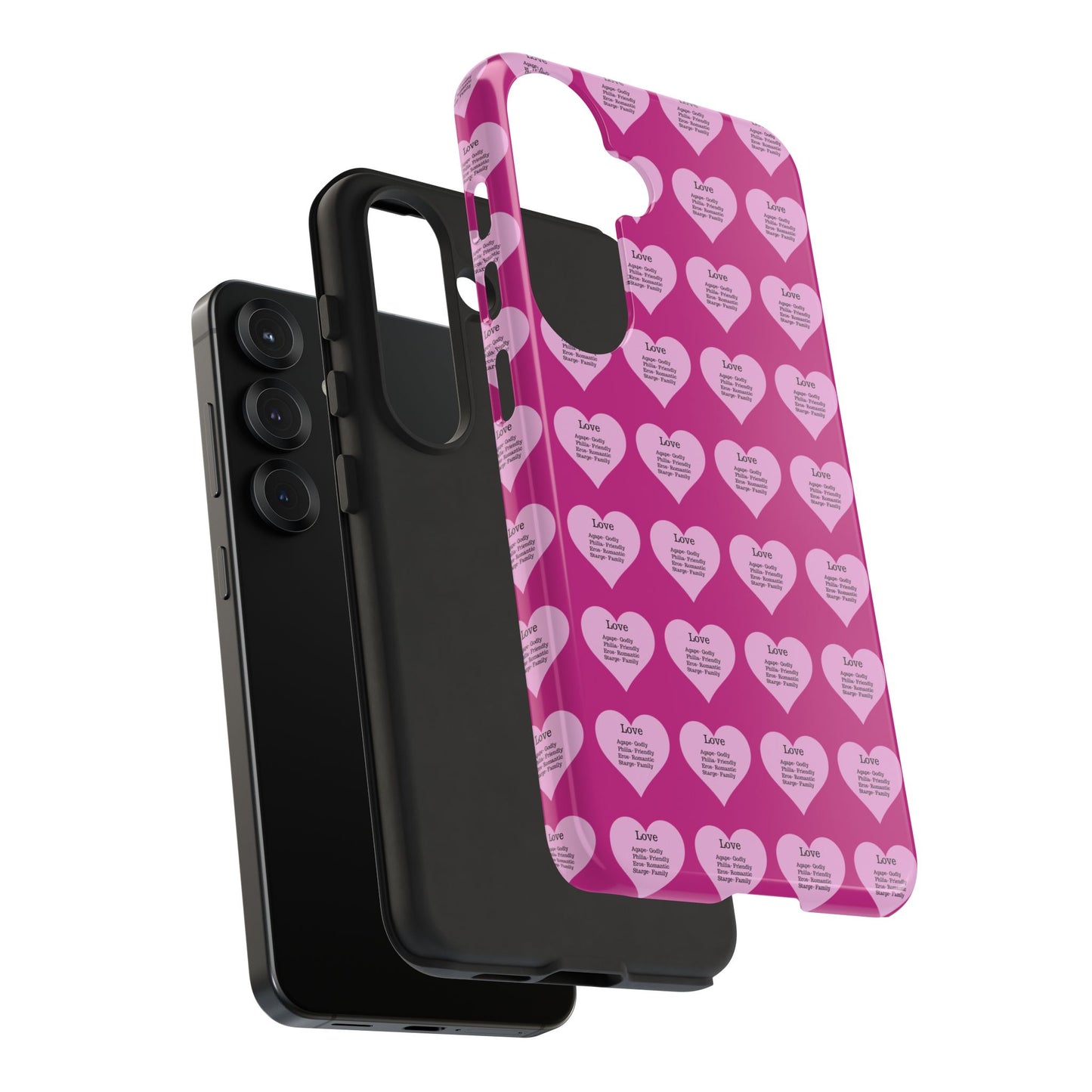 Hearts-A-Flutter Phone Case (Samsung)(Pink)