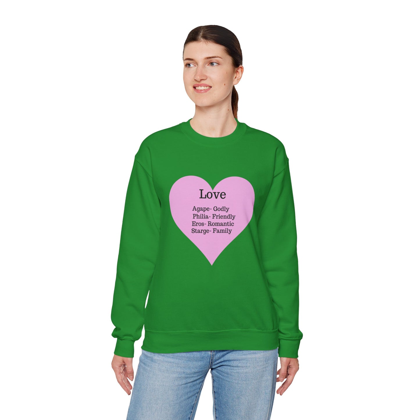 Types of Love Heart Unisex Sweatshirt