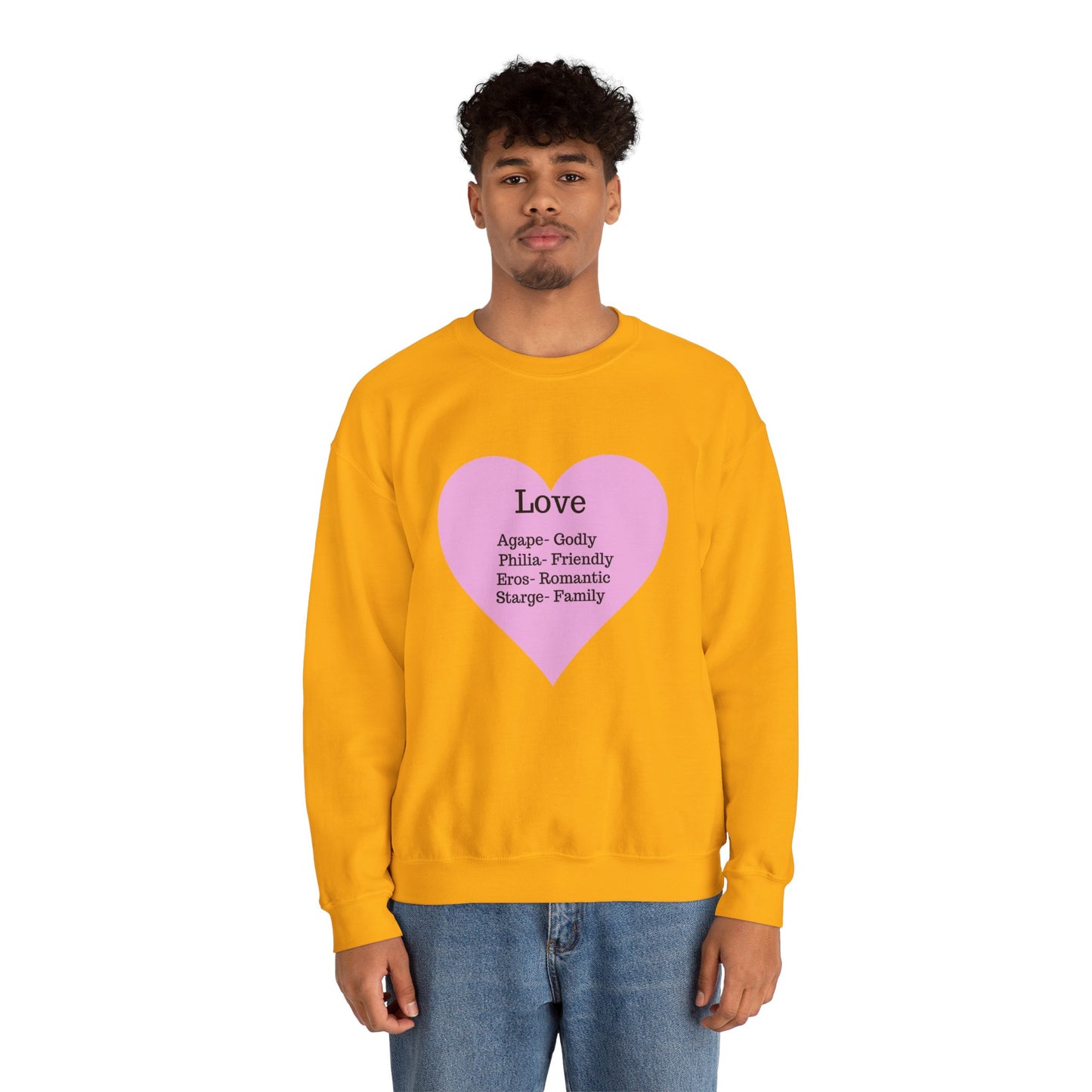 Types of Love Heart Unisex Sweatshirt