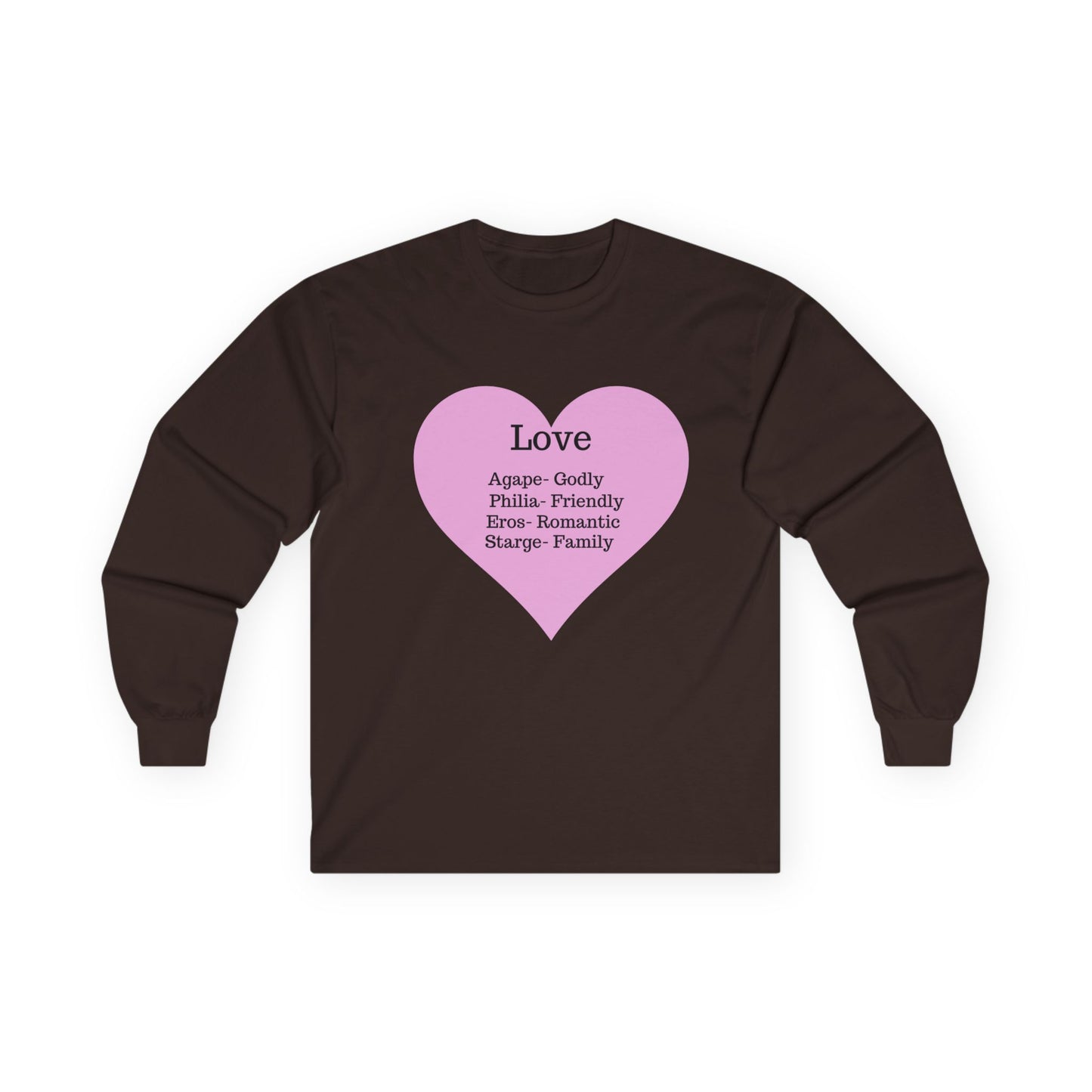 Love Types Unisex Ultra Cotton Long Sleeve Tee