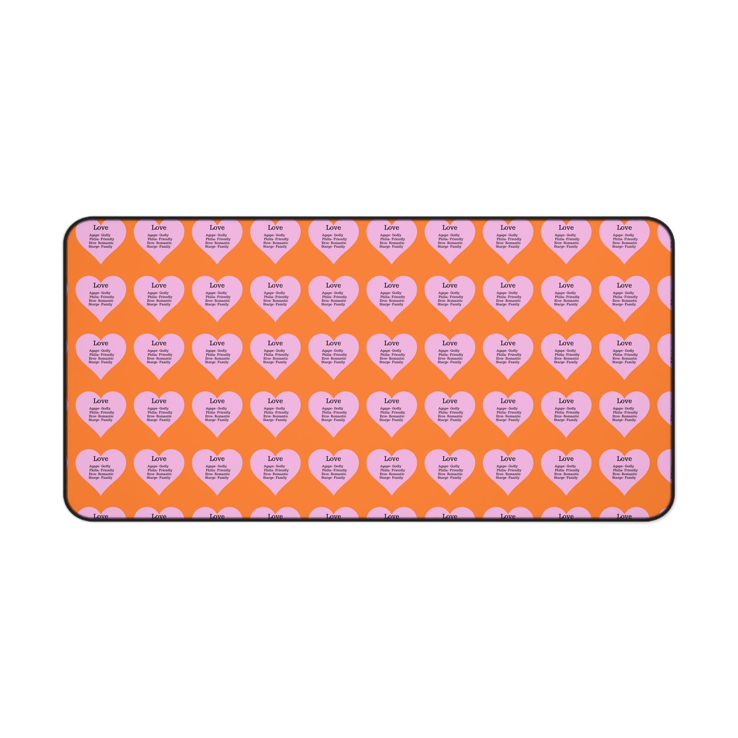 Love Hearts Desk Mat (Crusta)