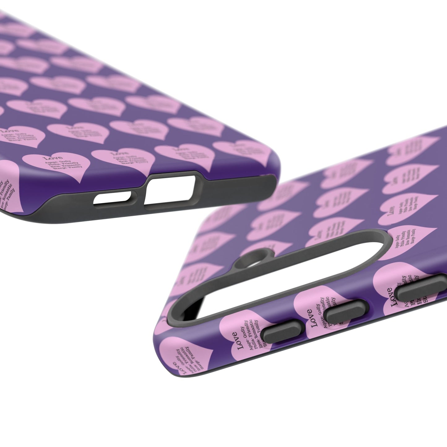 Hearts-A-Flutter Phone Case (Samsung)(Purple)