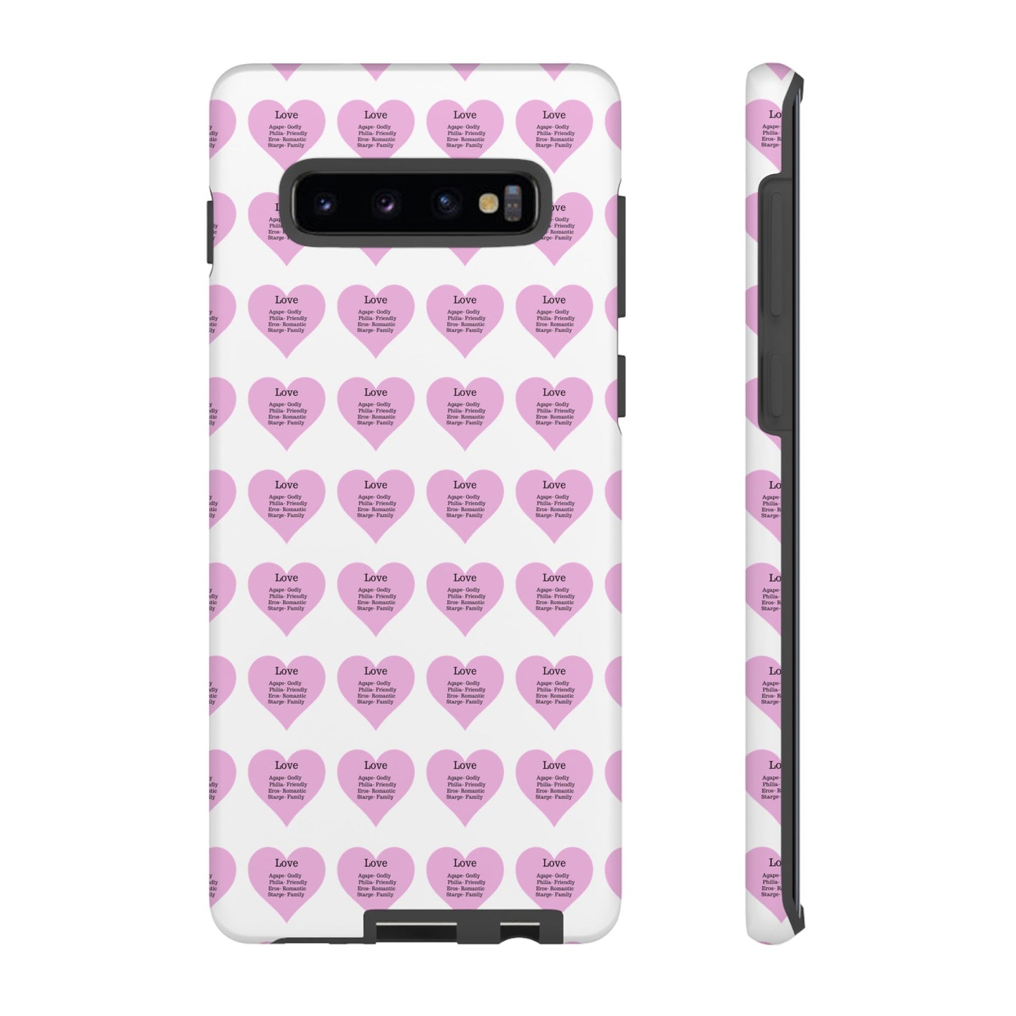 Hearts-A-Flutter Phone Case (Samsung)(White)