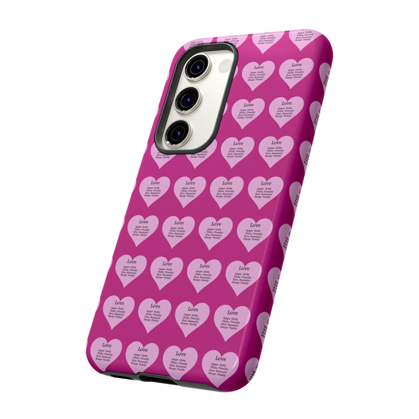 Hearts-A-Flutter Phone Case (Samsung)(Pink)