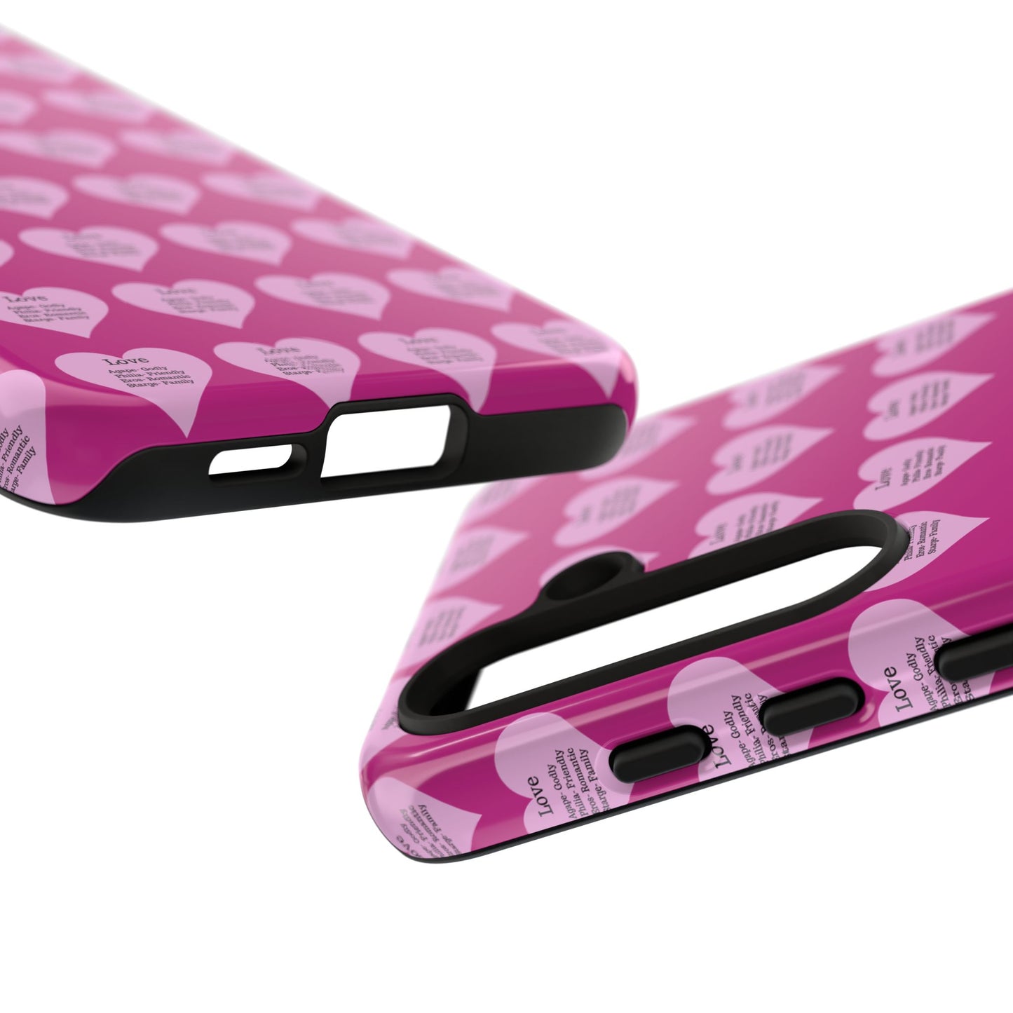 Hearts-A-Flutter Phone Case (Samsung)(Pink)