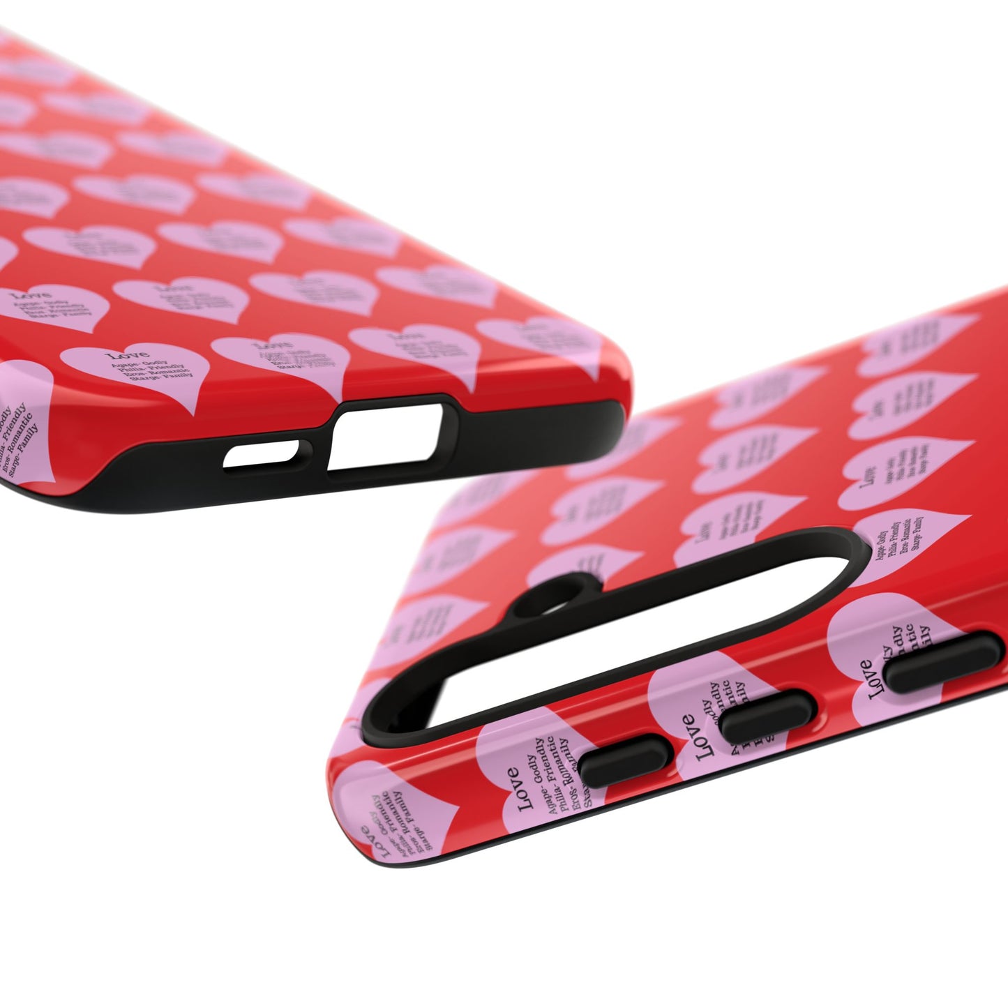 Hearts-A-Flutter Phone Case (Samsung)(Red)