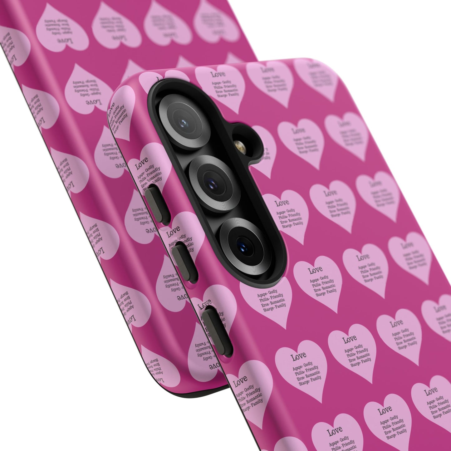 Hearts-A-Flutter Phone Case (Samsung)(Pink)