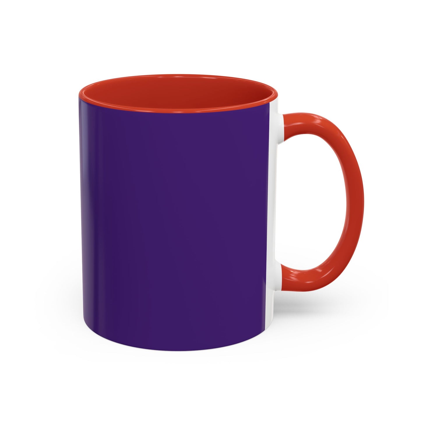 Charming Heart Accent Coffee Mug (Purple)