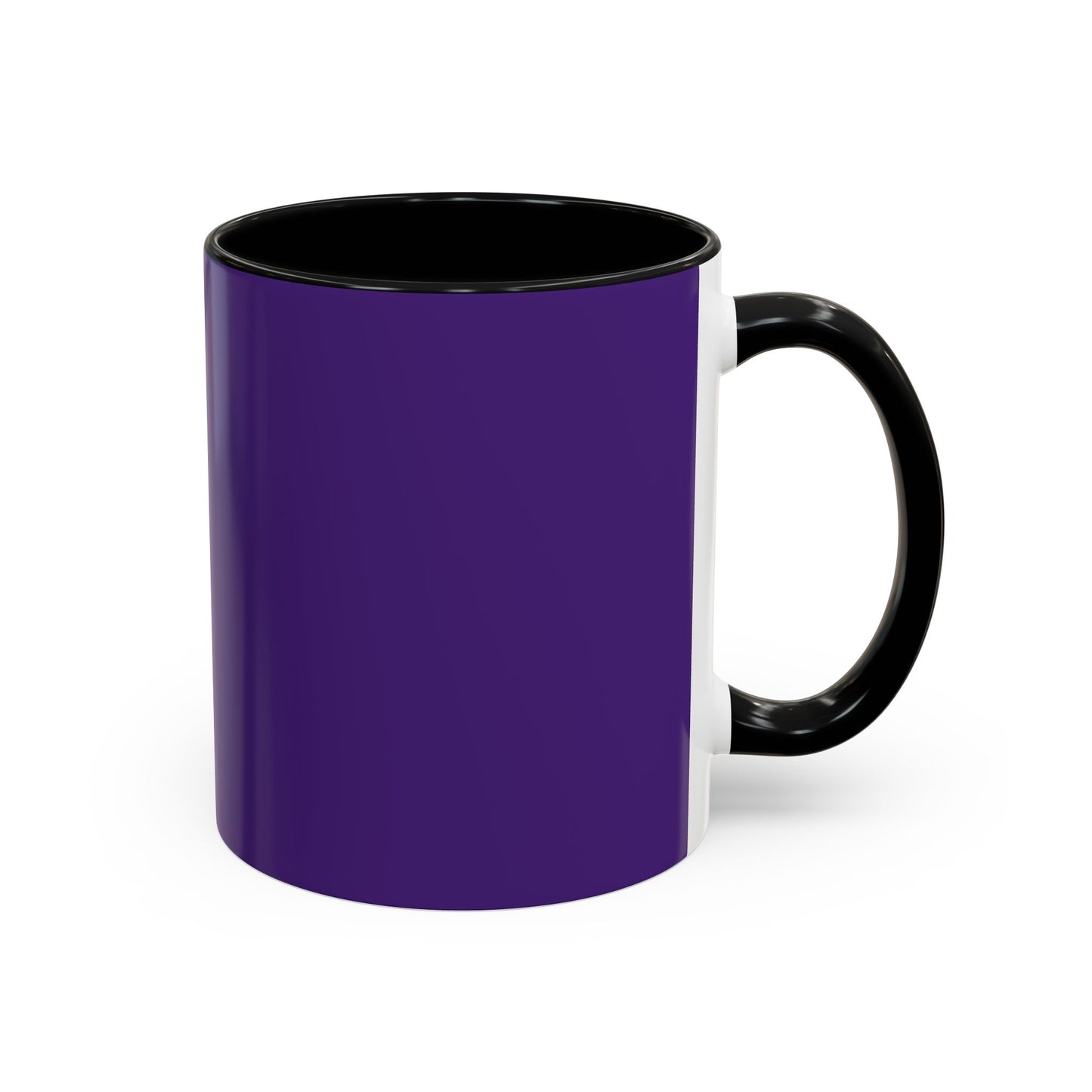 Charming Heart Accent Coffee Mug (Purple)