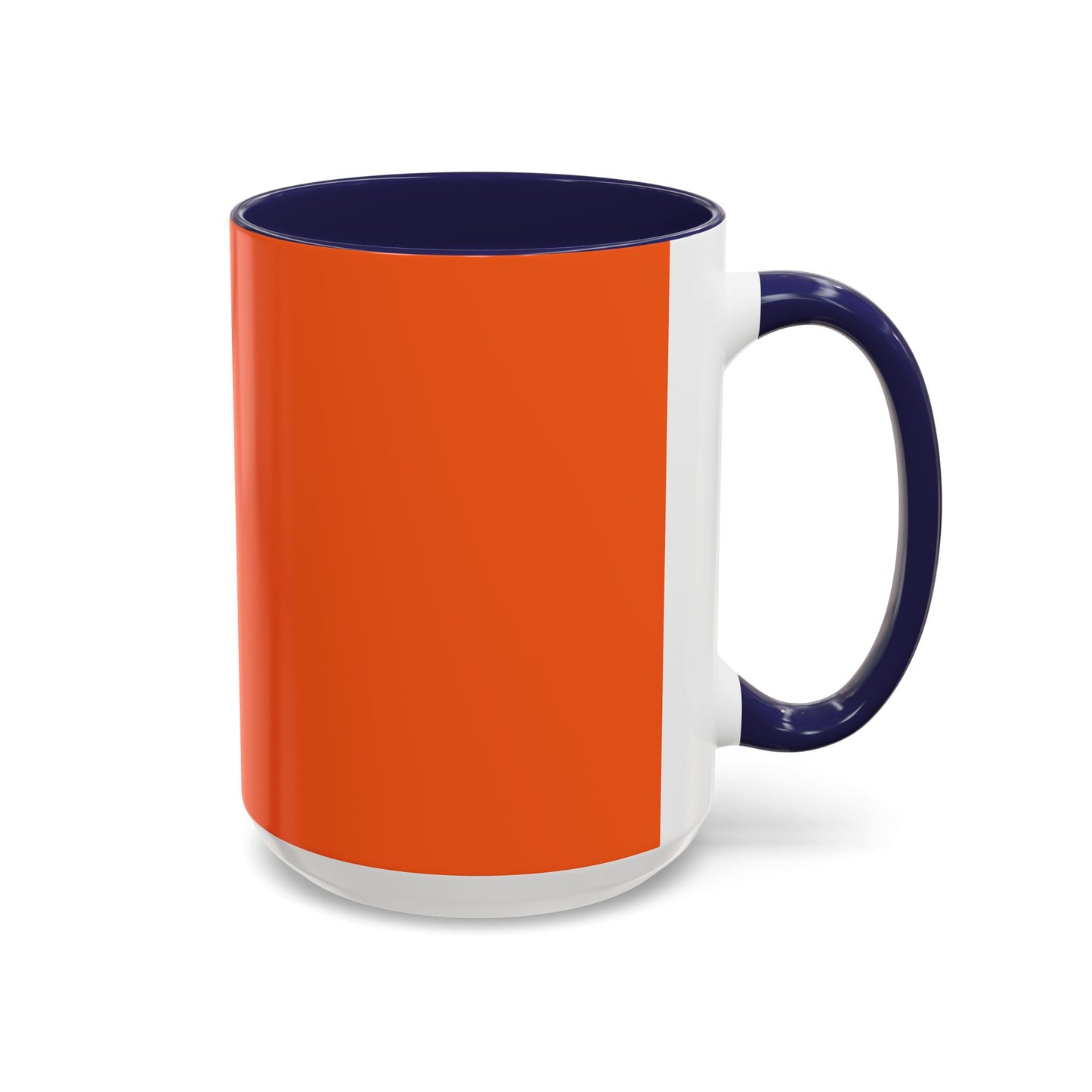Charming Heart Accent Coffee Mug (Orange)