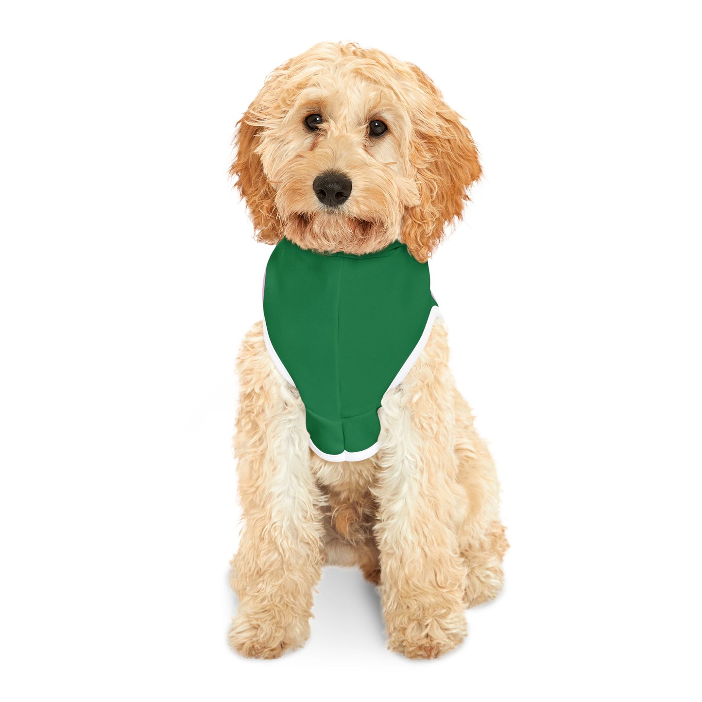 Charming Heart Pet Hoodie (Dark green)
