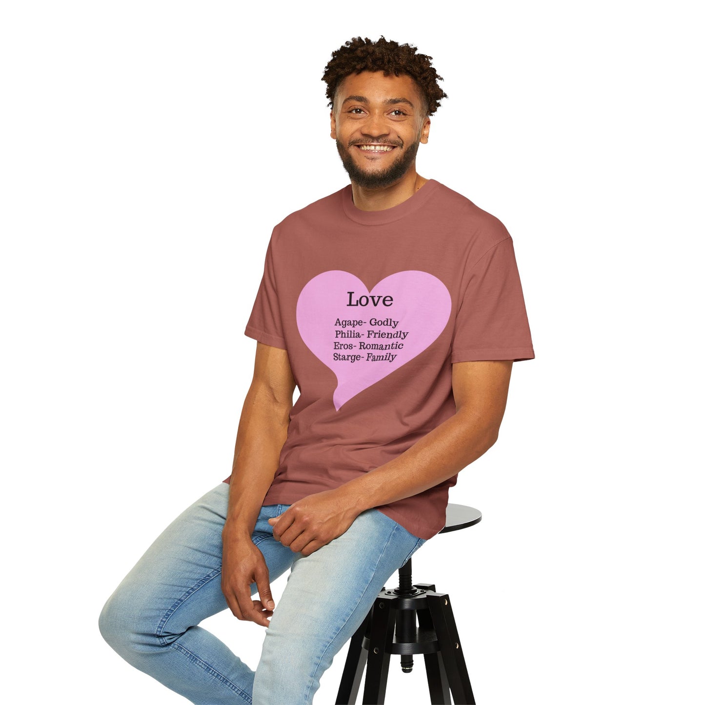 Love-Infused Unisex T-shirt: A Heartfelt Graphic Tee for All Occasions