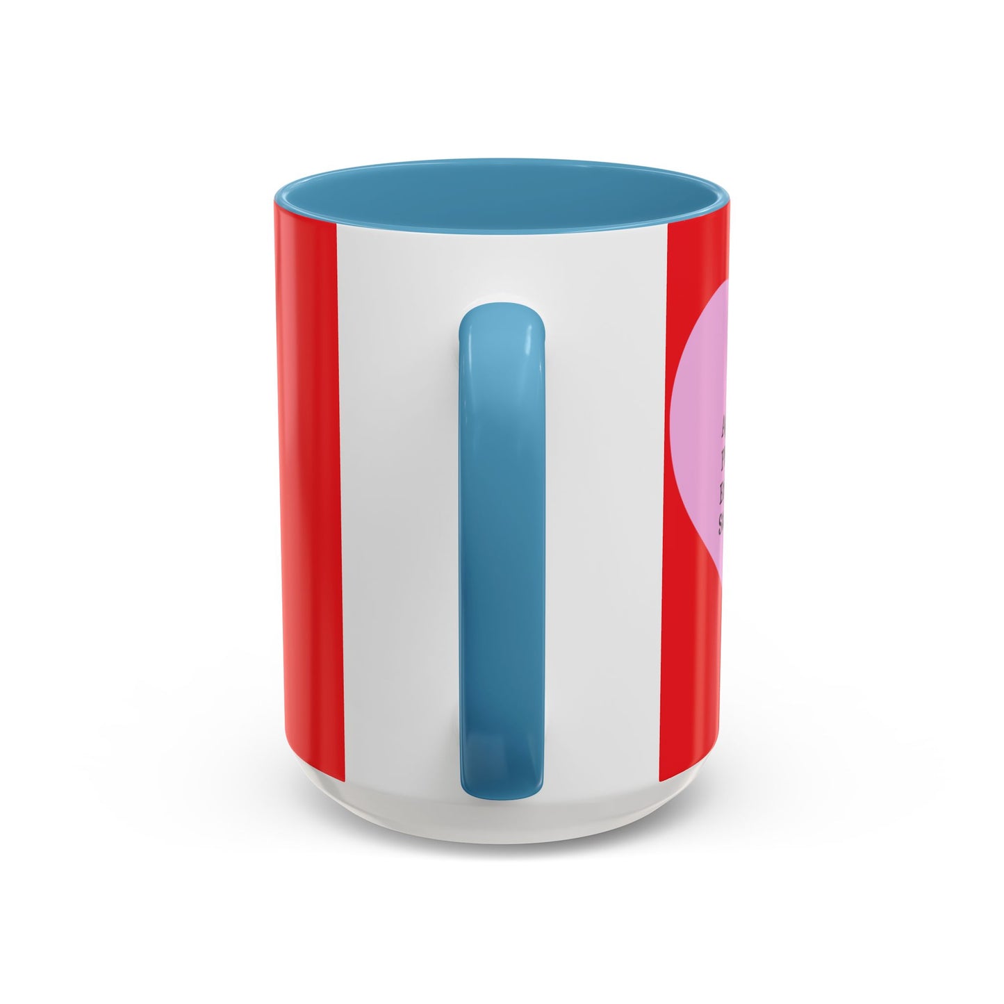 Charming Heart Accent Coffee Mug (Red)