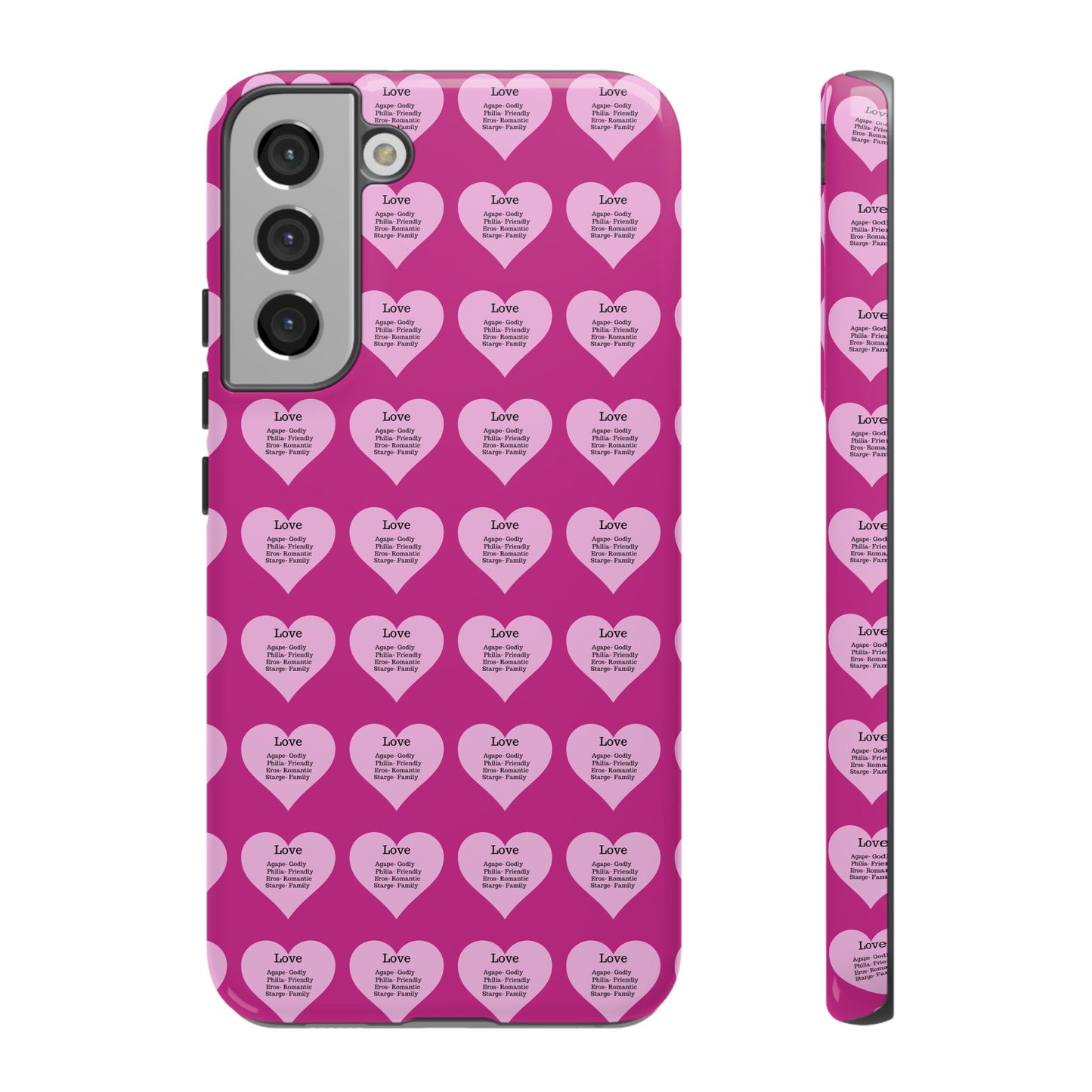 Hearts-A-Flutter Phone Case (Samsung)(Pink)