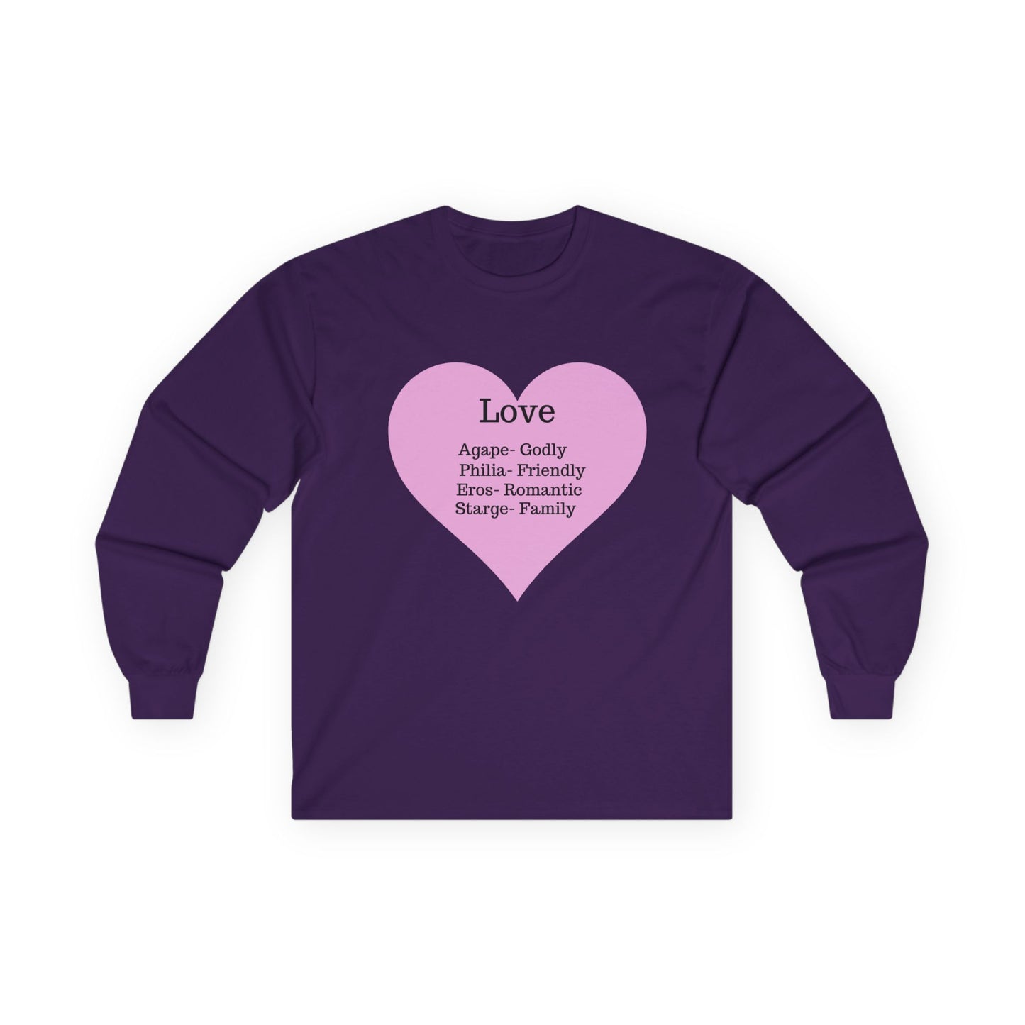Love Types Unisex Ultra Cotton Long Sleeve Tee