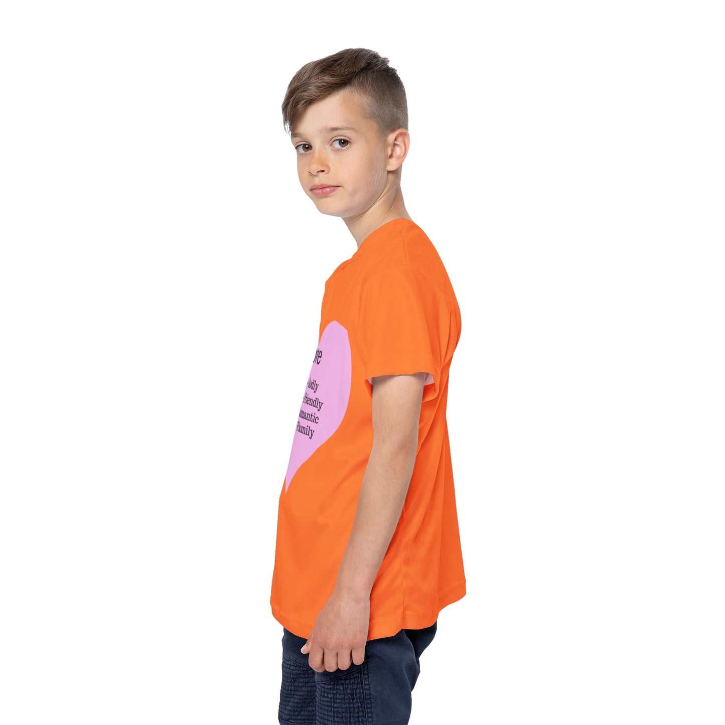 Types of Love Heart Kids Performance Jersey (Crusta)