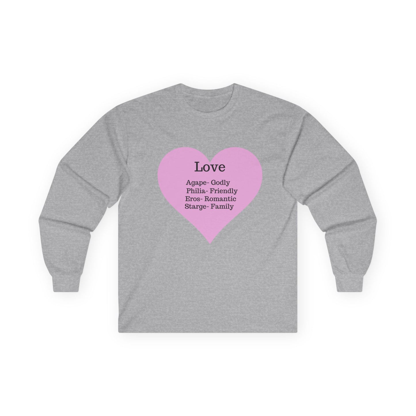 Love Types Unisex Ultra Cotton Long Sleeve Tee