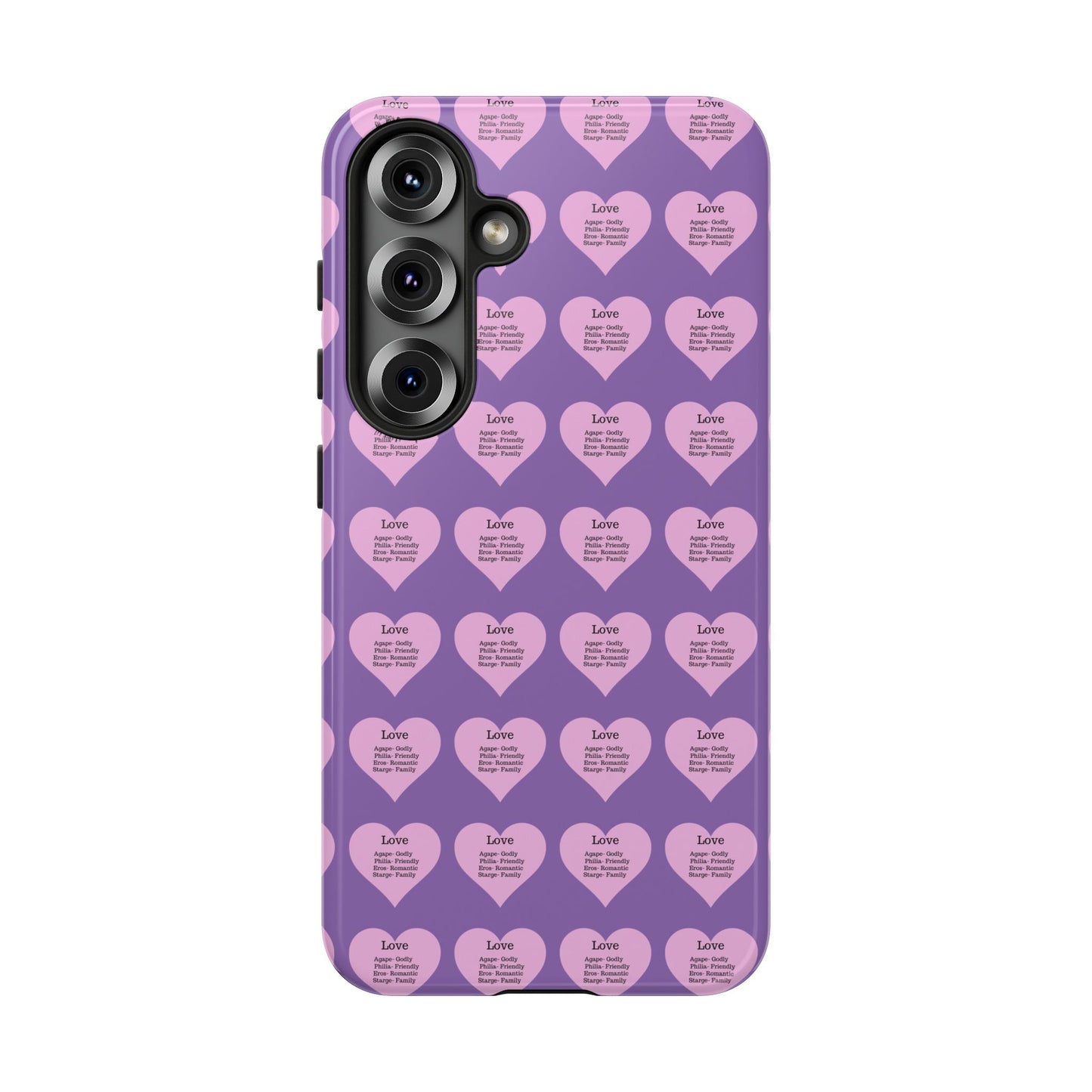 Hearts-A-Flutter Phone Case (Samsung)(Light purple)
